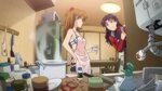 Katsuragi Misato Asuka Langley Soryu Kitchen Rebuild Of Evan